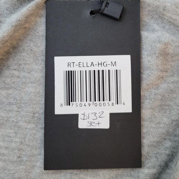 Riot Theory grey sleep set. Size M. NWT. - Picture 5 of 9